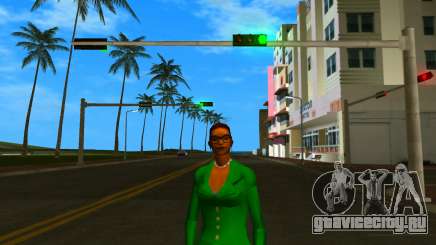 Lady with green dress для GTA Vice City