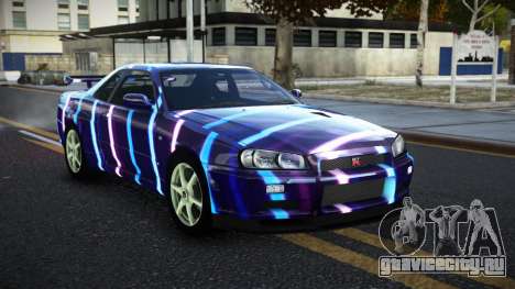 Nissan Skyline R34 JaP S2 для GTA 4