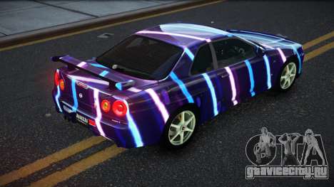 Nissan Skyline R34 JaP S2 для GTA 4