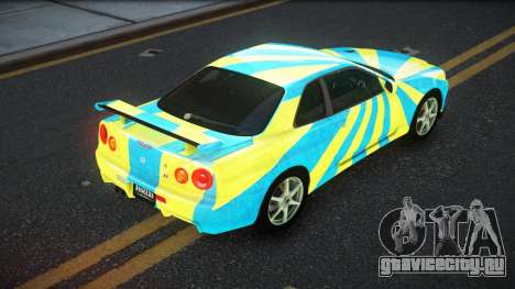 Nissan Skyline R34 JaP S4 для GTA 4