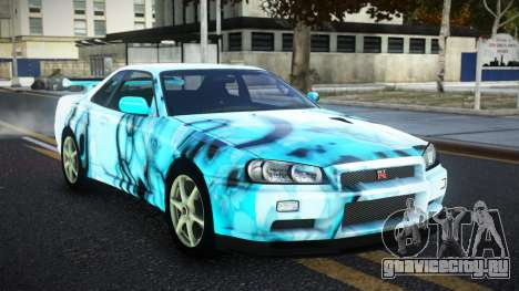 Nissan Skyline R34 JaP S3 для GTA 4