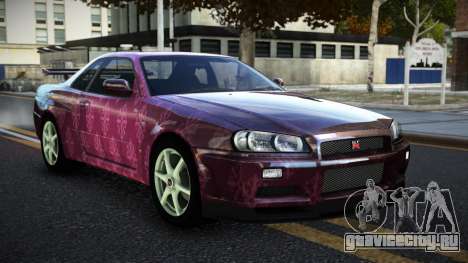 Nissan Skyline R34 JaP S5 для GTA 4