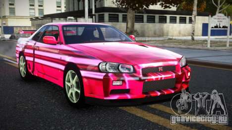 Nissan Skyline R34 JaP S6 для GTA 4