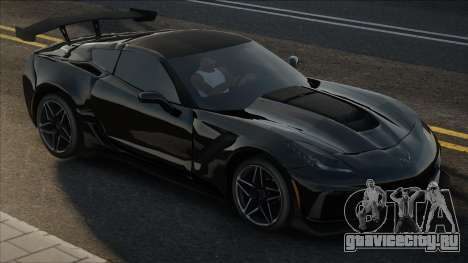 2019 Chevrolet Corvette ZR1 Blek для GTA San Andreas