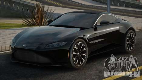 Aston Martin Vantage 2018 Blek для GTA San Andreas