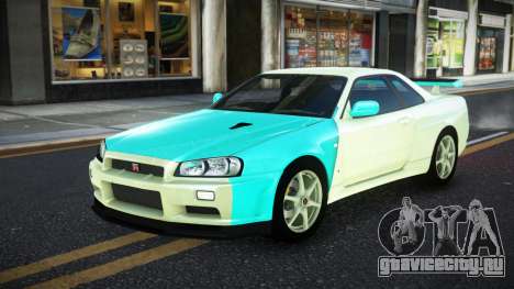 Nissan Skyline R34 JaP S8 для GTA 4