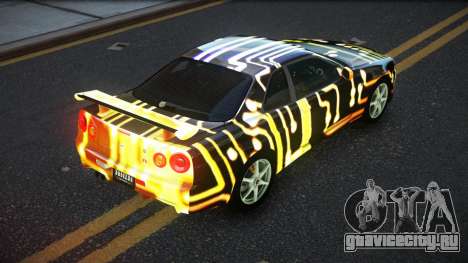 Nissan Skyline R34 JaP S10 для GTA 4