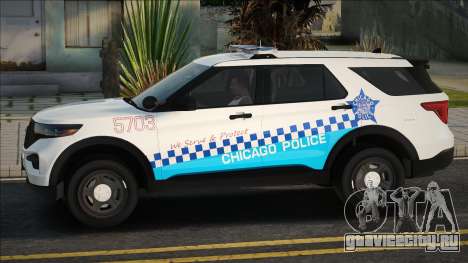 CPD 2020 Ford Explorer HQ для GTA San Andreas