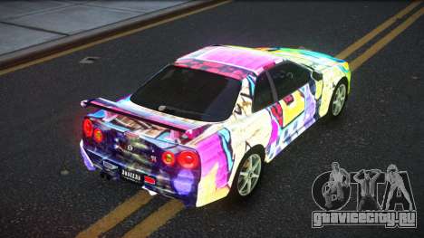 Nissan Skyline R34 JaP S14 для GTA 4