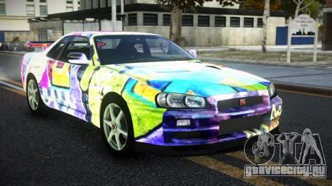 Nissan Skyline R34 JaP S14 для GTA 4