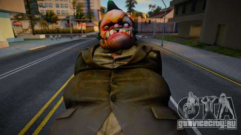 Duke con mascara Pudge de Dota 2 de Resident Evi для GTA San Andreas