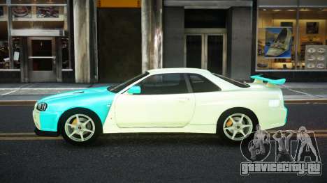 Nissan Skyline R34 JaP S8 для GTA 4