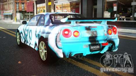 Nissan Skyline R34 JaP S3 для GTA 4