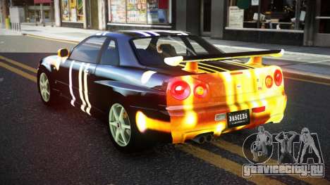 Nissan Skyline R34 JaP S10 для GTA 4