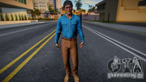 Ash Williams Joven Zombie o Muerto de Evil Dead для GTA San Andreas