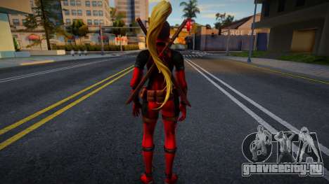 Lady Deadpool 1 для GTA San Andreas