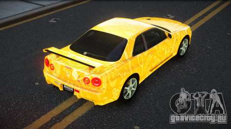 Nissan Skyline R34 JaP S1 для GTA 4