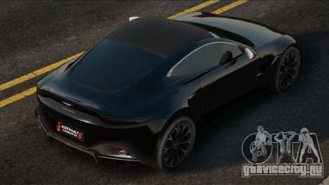 Aston Martin Vantage 2018 Blek для GTA San Andreas