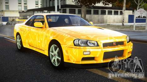 Nissan Skyline R34 JaP S1 для GTA 4