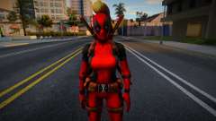 Lady Deadpool 1 для GTA San Andreas