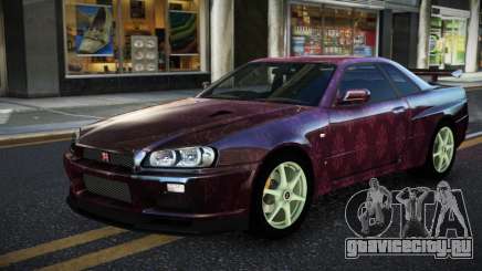 Nissan Skyline R34 JaP S5 для GTA 4