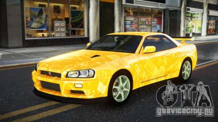 Nissan Skyline R34 JaP S1 для GTA 4