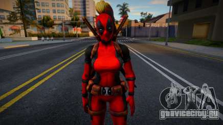 Lady Deadpool 1 для GTA San Andreas