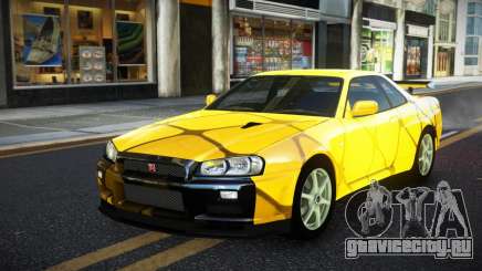 Nissan Skyline R34 JaP S13 для GTA 4