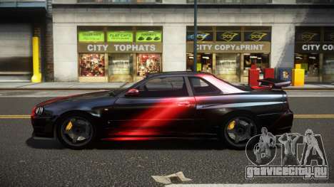 Nissan Skyline R34 ZL-R S2 для GTA 4