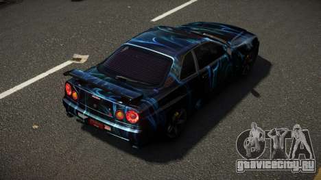 Nissan Skyline R34 ZL-R S12 для GTA 4