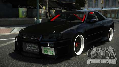 Nissan Skyline R34 VZX для GTA 4