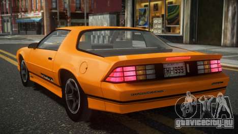 Chevrolet Camaro IROC-Z RF для GTA 4