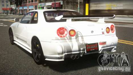 Nissan Skyline R34 ZL-R S6 для GTA 4