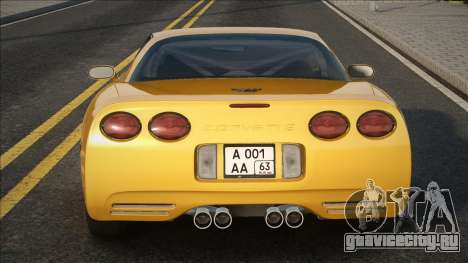 Chevrolet Corvette C5 Yellow для GTA San Andreas