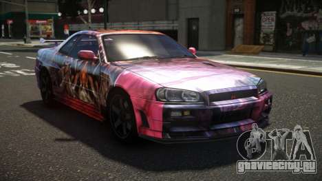 Nissan Skyline R34 ZL-R S9 для GTA 4