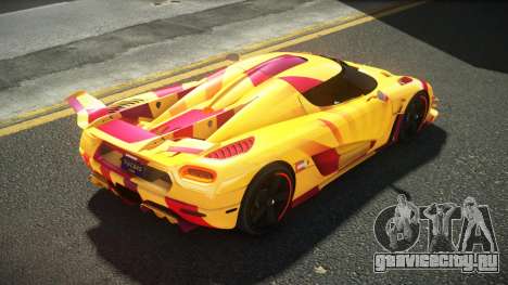 Koenigsegg Agera One RWZ S2 для GTA 4