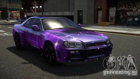 Nissan Skyline R34 ZL-R S13 для GTA 4