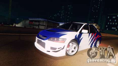 Mitsubishi Lancer Evolution IX FQ-360 2007 для GTA San Andreas