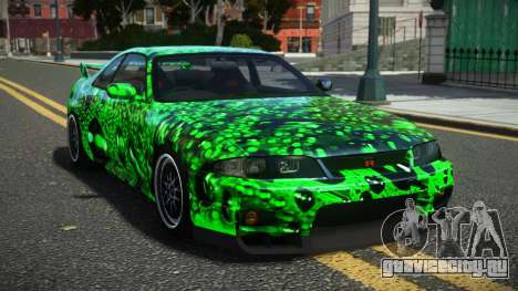 Nissan Skyline R33 DTI S14 для GTA 4