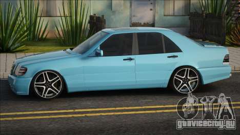 Mercedes Benz W140 Blue для GTA San Andreas