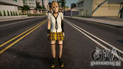 Marie Rose in School Uniform - Yellow для GTA San Andreas