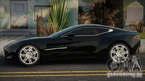 Aston Martin One-77 Blek для GTA San Andreas