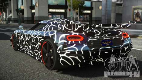 Koenigsegg Agera One RWZ S6 для GTA 4