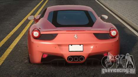 2010 Ferrari 458 Italia Red для GTA San Andreas