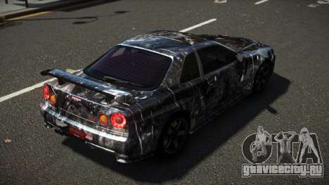 Nissan Skyline R34 ZL-R S7 для GTA 4