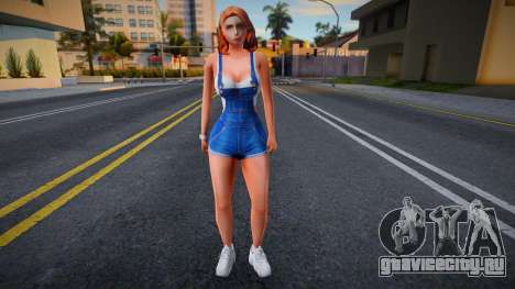 Молодая девушка в стиле СА 12 для GTA San Andreas