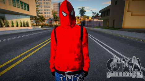 Spiderman Hoodie Boy для GTA San Andreas