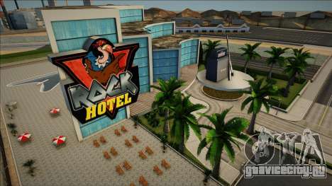 V-Rock Hotel R-TXD 2024 - Blue-Glass Version для GTA San Andreas