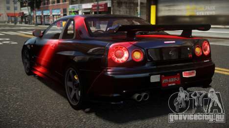 Nissan Skyline R34 ZL-R S2 для GTA 4