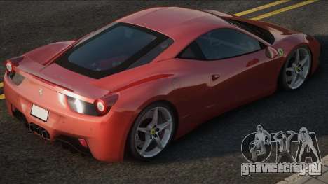 2010 Ferrari 458 Italia Red для GTA San Andreas